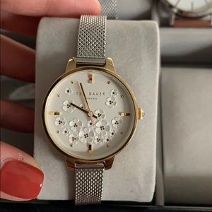 Ted baker silver/gold watch. Never worn.
